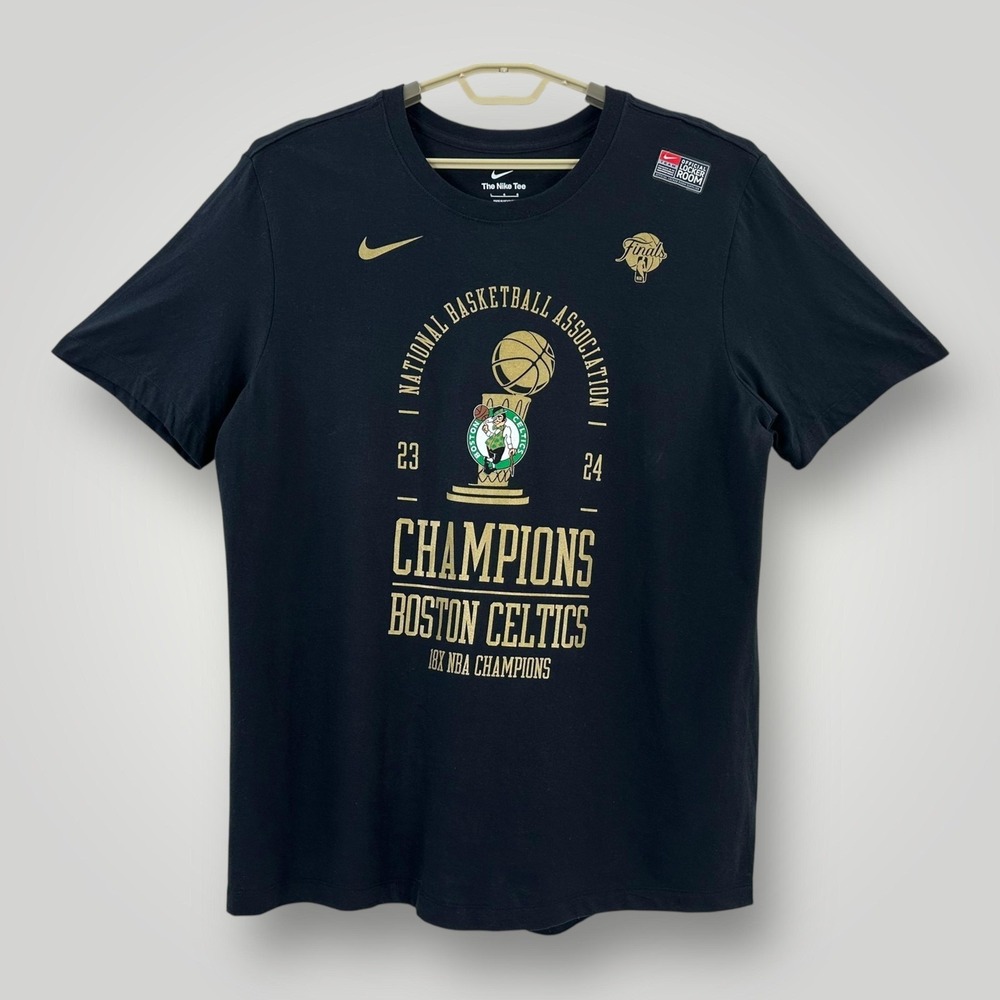 Nike Boston Celtics Shirt Mens Large NBA Basketball Champions 2024 Finals‎ Tee